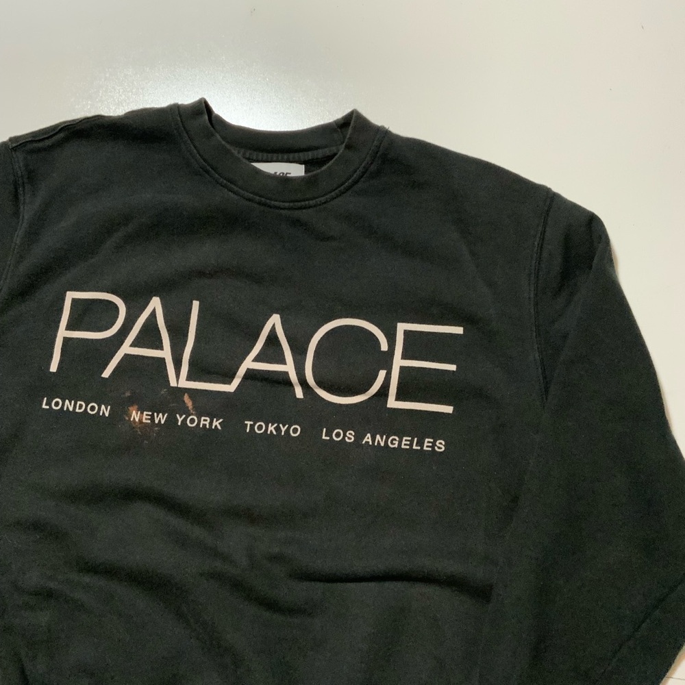 Palace Skateboards Globaller World Tour Terry Cotton Crewneck Sweatshirt - Picture 4 of 11
